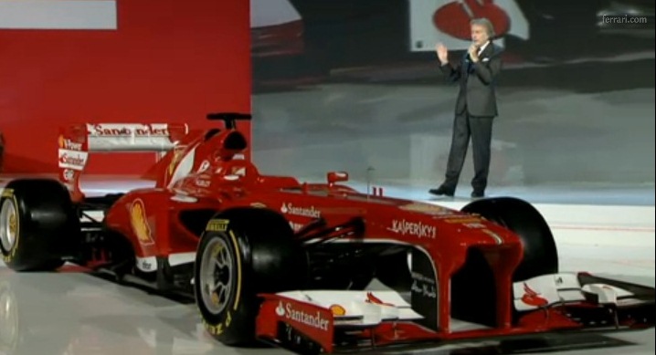La nuova Ferrari F138 che disputerà il campionato mondiale di Formula 1 2013
