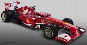 La nuova Ferrari F138 che disputerà il campionato mondiale di Formula  1 2013