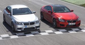 Le due vetture BMW equipaggiate con il Competition Package