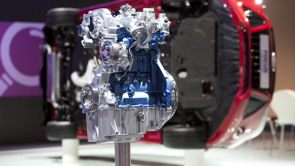 Il piccolo motore Ford EcoBoost 1.0 tre cilindri è stato il vincitore del concorso "Engine of the year 2012 e 2013"