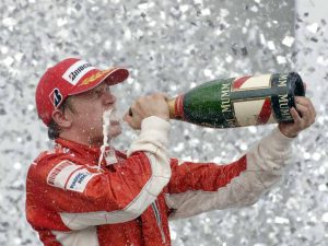 Kimi Raikkonen alla sua prima esperienza in Ferrari