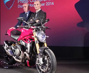 La nuova Ducati Monster presentata da Da Silva e Domenicali