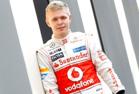 Il giovane Kevin Magnussen sarà pilota McLaren nella prossima stagione