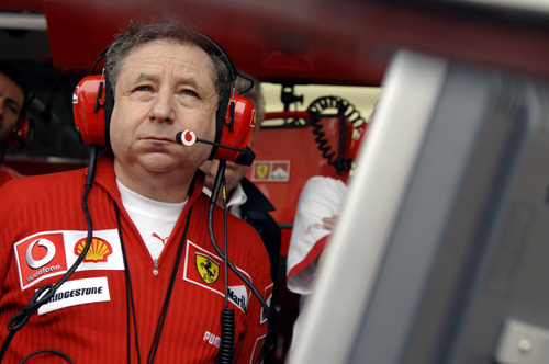 Jean Todt ai tempi della Ferrari