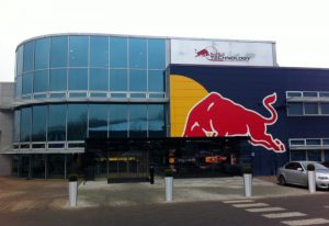 Il quartier generale della Red Bull a Milton Keynes