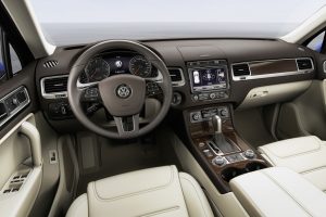 L'abitacolo della nuova Volkswagen Touareg