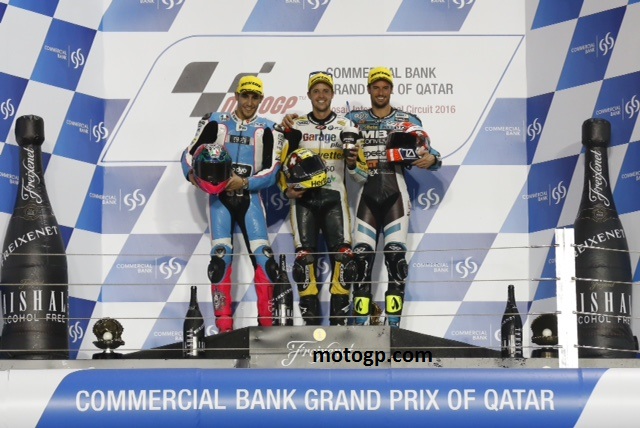 Moto2 Qatar Podio