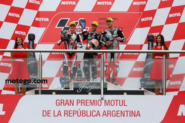 Moto2 podio ArgentinaGP