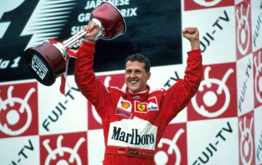 Il campione di Formula 1 Michael Schumacher