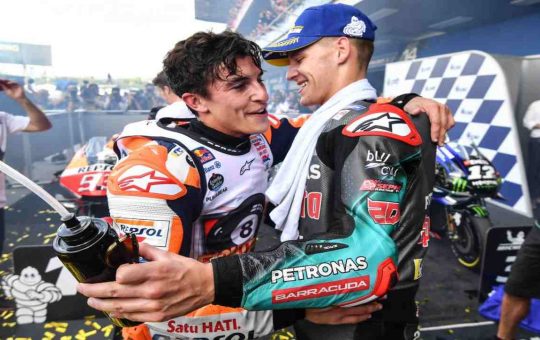 I campioni Marquez e Quartararo