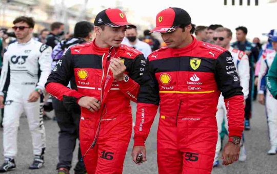 Charles Leclerc e Carlos Sainz