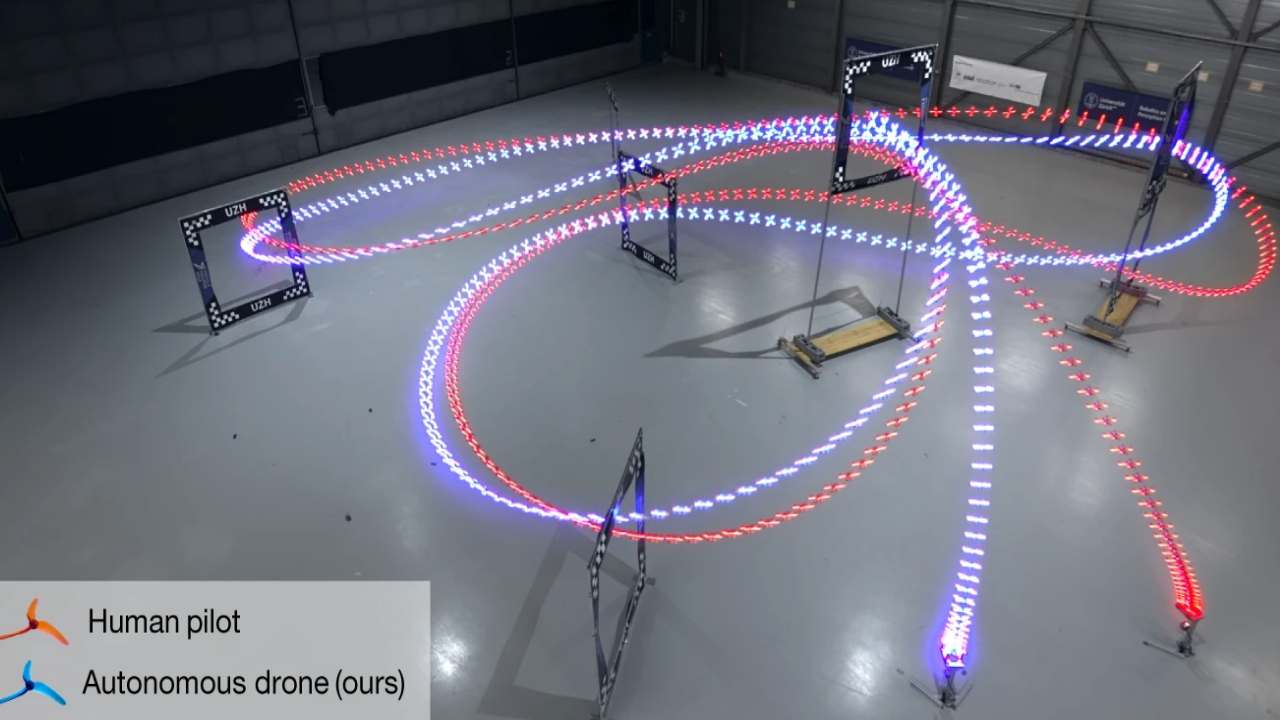 Drone pilotato da IA