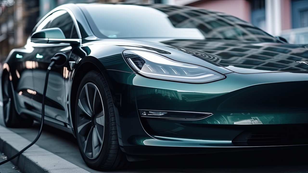 Tesla Model 3 in ricarica