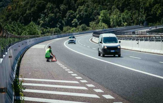 Utilizzo corsia d'emergenza