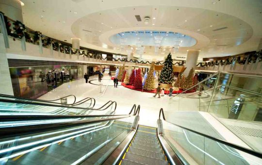 Centro commerciale a Natale