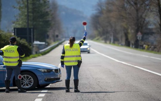 Posto di blocco Polizia