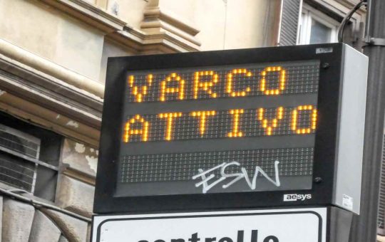 Varco attivo limitazioni in città