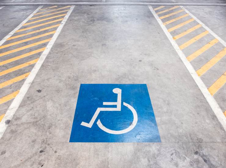 Parcheggio riservato ai disabili