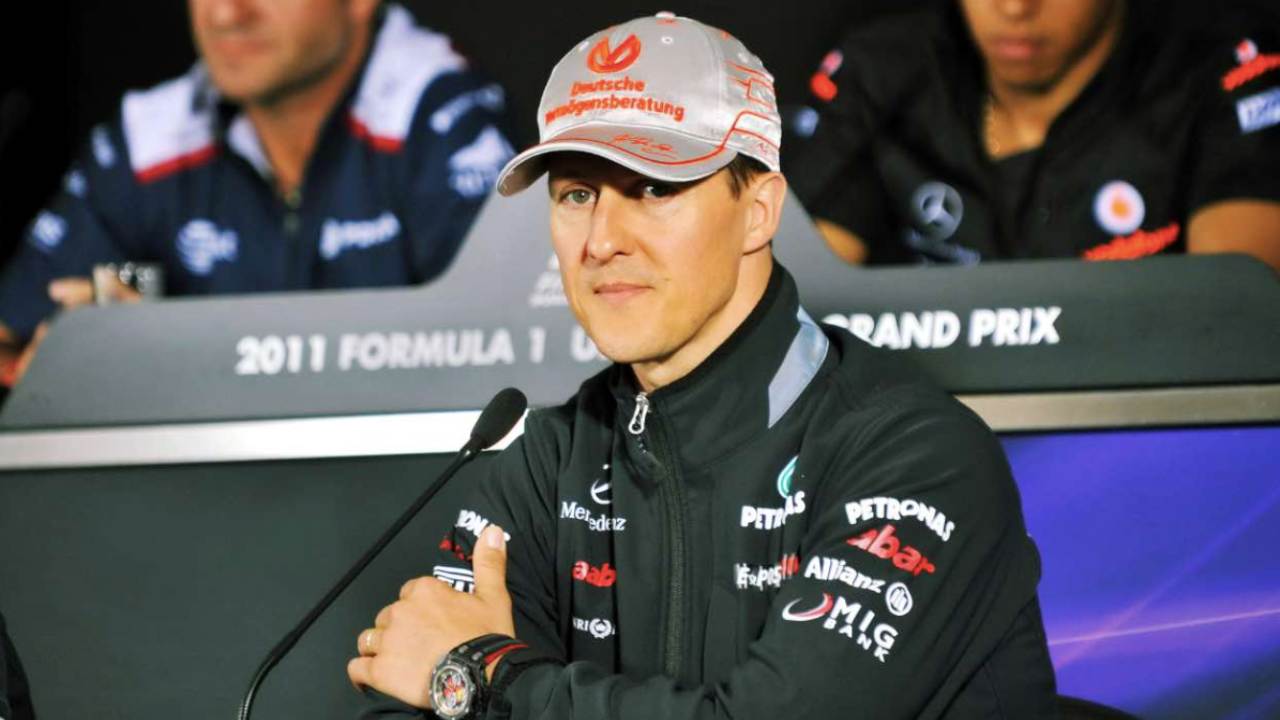 Il campione Michael Schumacher 