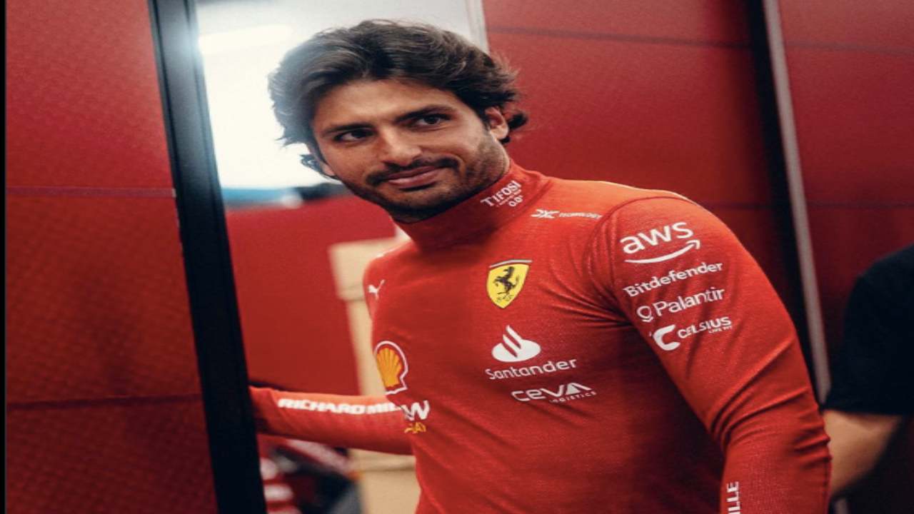 Carlos Sainz in Ferrari 