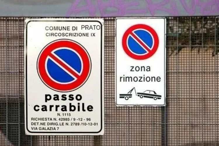 rimozione passo carraio - prato - tuttosuimotori.it